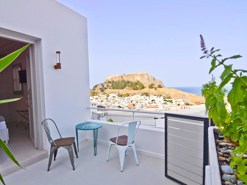 Junior Maisonette with Balcony and Castle View